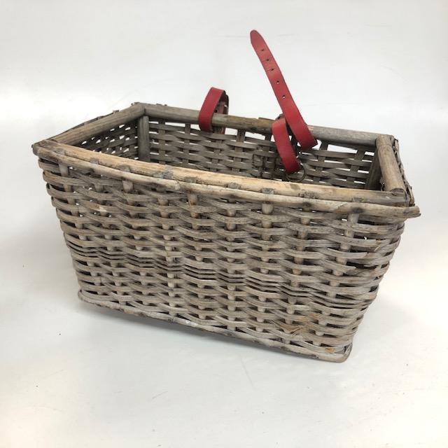 BICYCLE, Basket Vintage Wicker Rectangle